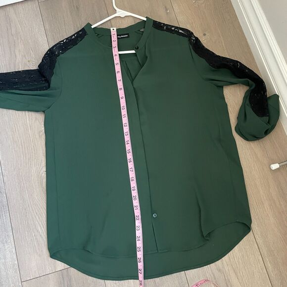 The Kooples green button down blouse size S - Picture 6 of 8